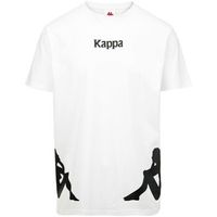kappa tops y camisetas authentic fico unisex t-shirt white black 321158wa1x para mujer