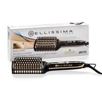 bellissima magic shine cepillo alisador electrico 3 lados exteriores calentables apagado automatico tecnologia ion ceramica 160 c - 210 c