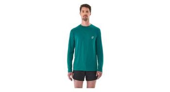 Camiseta de manga larga compressport performance verde oscuro