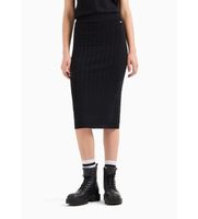 ax armani exchange para mujer 8nyn9aymh6z1200 falda midi negro l casual viscosa