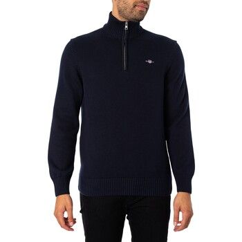 Gant Jersey Punto informal con media cremallera para hombre
