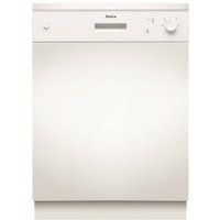 amica zzv634w semi-integrated full-size dishwasher - white white