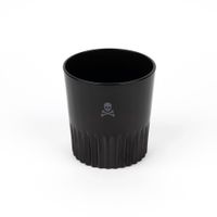 set de 4 vasos de cristal negro 345ml