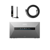 kit anker solix solarbank max ac con adaptador schuko y smart meter gen 2 almacenamiento ca 7kwh