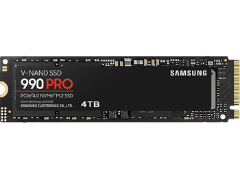 Disco duro SSD interno 4 TB - Samsung, MZ-V9P4T0B 990 PRO, 4TB, PCI Express 4.0, Negro