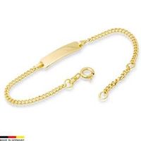 id pulsera oro de 8 quilates 16cm