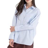 calvin klein jeans camisa poplin relaxed para mujer
