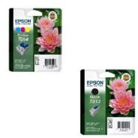 original multipack epson stylus c40 printer ink cartridges 2 pack -c13t01340110