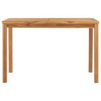 mesa de comedorrmesa cocina para jardin madera maciza de teca 120x70x77 cm
