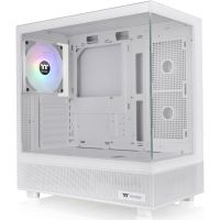 thermaltake view 270 tg argb snow mid tower cristal templado usb-c blanca