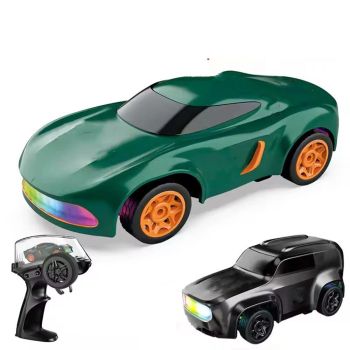 JJRC Q197 RTR 1/64 2.4G 4WD Coche RC de Derivación Mini Carrera Luz LED Control Remoto Motor de Alta Velocidad Vehículo