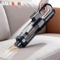 aspiradora de mano sin escobillas inalambrica de alta succion aspiradora portatil para el hogar y el coche mini recargable con led para limpieza de coches
