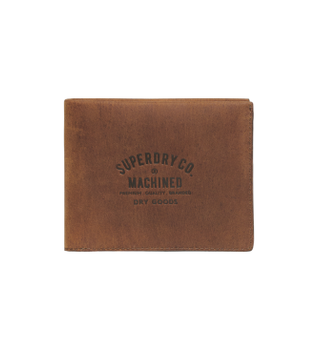 Superdry para hombre. W9810180A Cartera de piel Goods marrón (OSFA), Casual