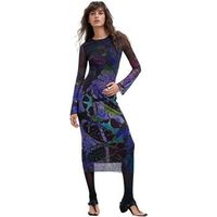 desigual vestido largo vestleafslacroix 26wwvk01 para mujer