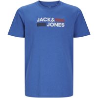 jack  jones camiseta 12255502 jwhcorp logo tee ss o-neck play jnr classic blue para nino