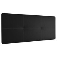 la web del colchon -cabecero tapizado atenas para cama de 135 145 x 70 cms negro