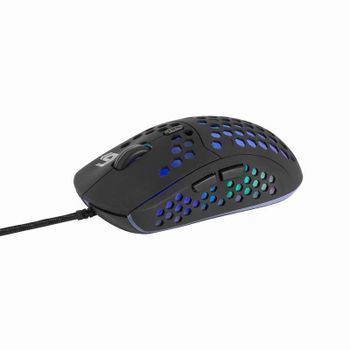 Ratón Gembird MUSG-RAGNAR-RX400 USB 10000DPI Negro Iluminación LED Paneles Laterales