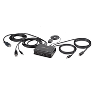 cable switch kvm h brido de 2 puertos usb-c hdmi de 4k 60hz