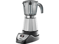 cafetera tradicional - delonghi mkm 6 alicia hasta tazas tapa transparente transparente