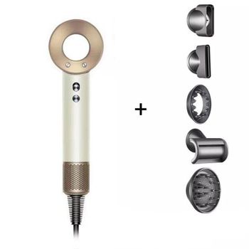 Arzopa Súper Hair Dryer Secador de Pelo 1600W Profesional con Accesorios Blanco