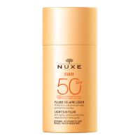 nuxe sun spf 50 light face fluid 50ml
