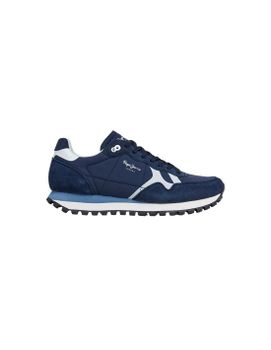 Zapatillas Pepe Jeans Brit-On Prints Azul Hombre