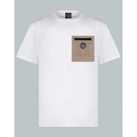mauna kea tops y camisetas mku100cl100-pocket white para hombre