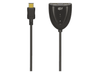 adaptador cable - isy ihd-9037 2x hdmi input 1x output pvc maxima resolucion 720p negro
