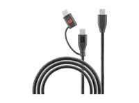 cable usb - cellularline data security 65 w bloqueador de datos c universal negro