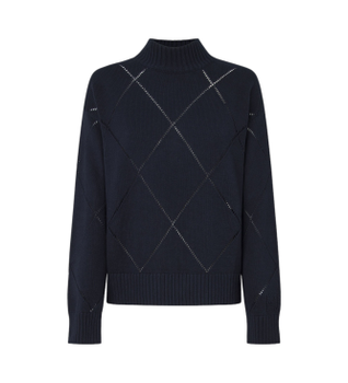 Pepe Jeans para mujer. PL702215 Jersey Idris Perkins marino (XS), Casual, Algodón, Sostenible