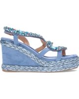 de laura vita sandalias para mujer marieo13 bleu