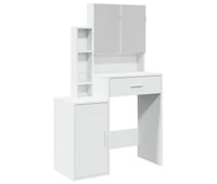 vidaxl tocador con mueble blanco 80x35x132 cm