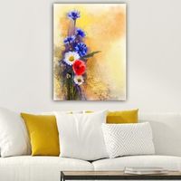 pintura decorativa lienzo 36167699370100 multicolor 70x100 cm