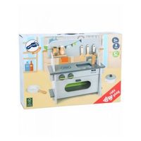 cocina infantil compacta de madera