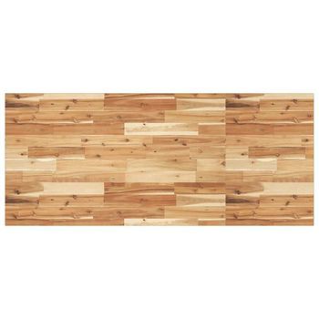 Tablero De Mesa Rectangular Madera Maciza Acacia 140x60x2 Cm Vidaxl