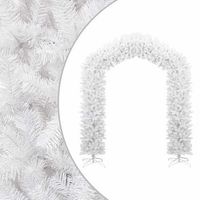 arbol de navidad en arco blanco 270 cm vidaxl