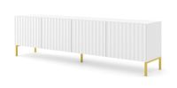 mueble para tv efecto madera blanco