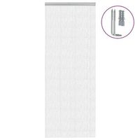 mosquitera de cadena para puerta aluminio 80x201 cm vidaxl
