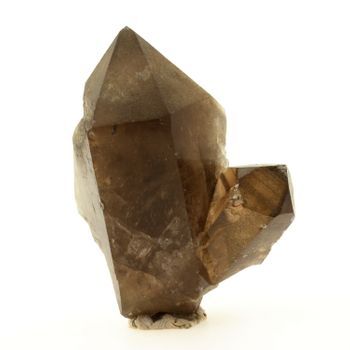 Cuartzo Ahumado - Pierre Natural De Francia, Chamonix - Curación Y Protección Pierre, Color Marrón Ahumado, 423.1 Ct - Certificado De Autenticidad