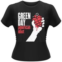 green day camiseta american idiot para mujer