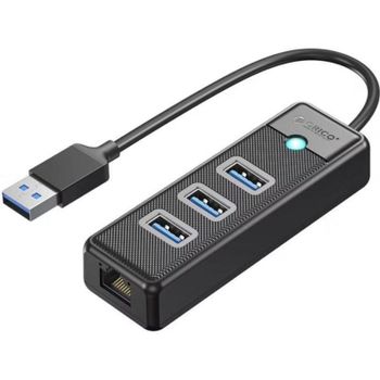 Hub Orico 4 puertos 2.5G Ethernet 5 Gbps modelo PW3UR25-U3 con cable 1,8 m