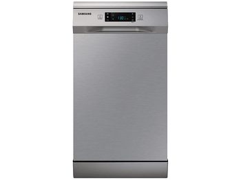 Lavavajillas - Samsung DW50R4070FS/EC, 10 Servicios, 6 programas, 44.9 cm, Sistema AutoOpen, Configuración Flexible, Inox