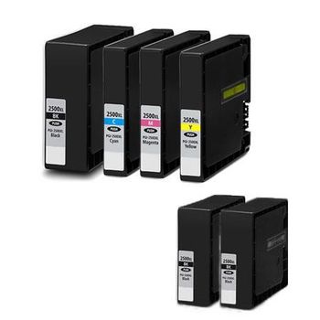 Compatible Multipack Canon MAXIFY MB5155 Printer Ink Cartridges (6 Pack) -9254B001AA