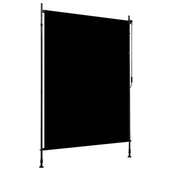 Estor Enrollable - Estor Para Exterior - Poliéster Y Acero - Gris Antracita (150x270cm)