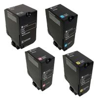 lexmark 24b671720 full set original toners 4 pack