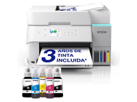 impresora multifuncion tinta - epson ecotank et-3956 inyeccion de tinta wifi escaner y copia a4 blanco