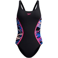 speedo banador hyperboom splice para mujer