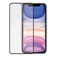panzer glass protector cristal templado antibacteriano negro para iphone xr11