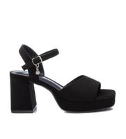 xti para mujer 14147101-negro sandalias de piel sra antelina negro 40 5 a 8cm hebilla casual fiesta