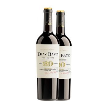 Díaz Bayo Vino Tinto Nuestro 20 Meses Ribera Crianza 75 Cl 15% Vol. (pack De 2 Unidades)